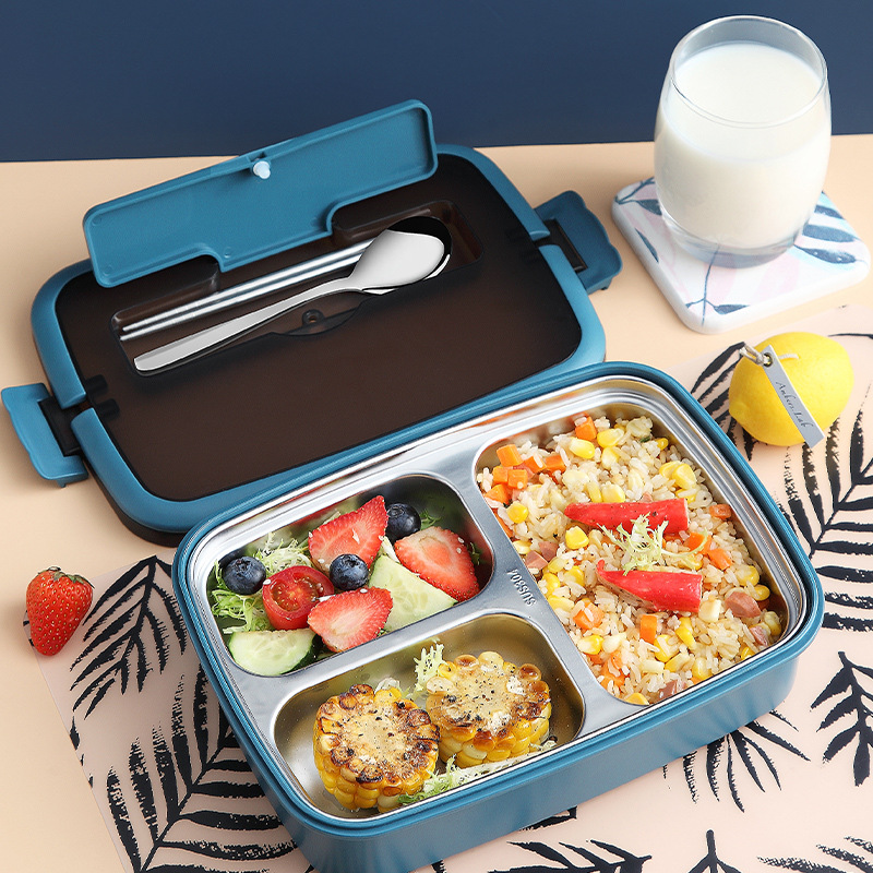 Meal Prep Japanese Food - Caixa de almoço térmica de aço