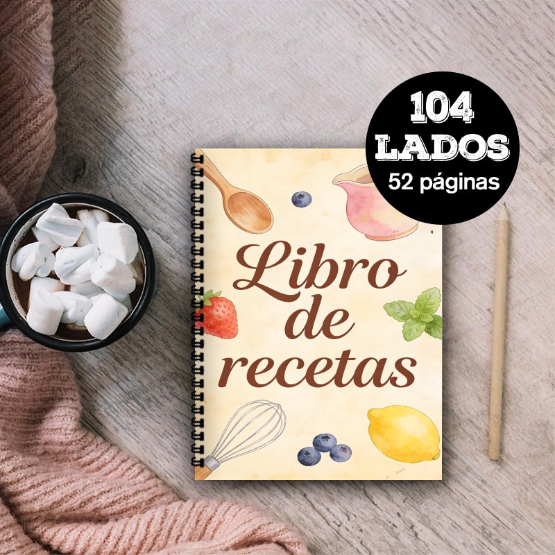 Meal Prep Healthy Recipes - Livro de Receitas em Espanhol A5,
