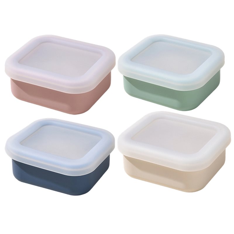 Meal Prep Containers - Conjunto de 4 Formas de Silicone