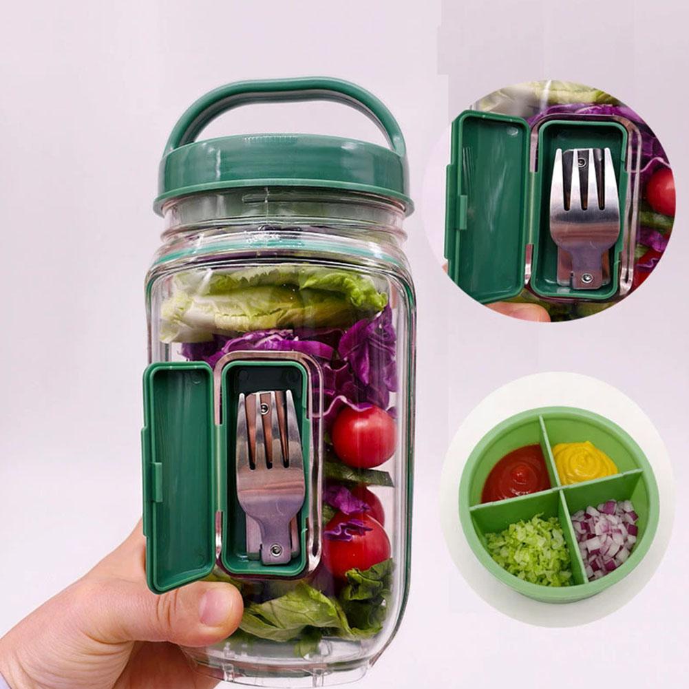 Recipiente Portátil para Salad - Meal Prep Containers avaliação e preço