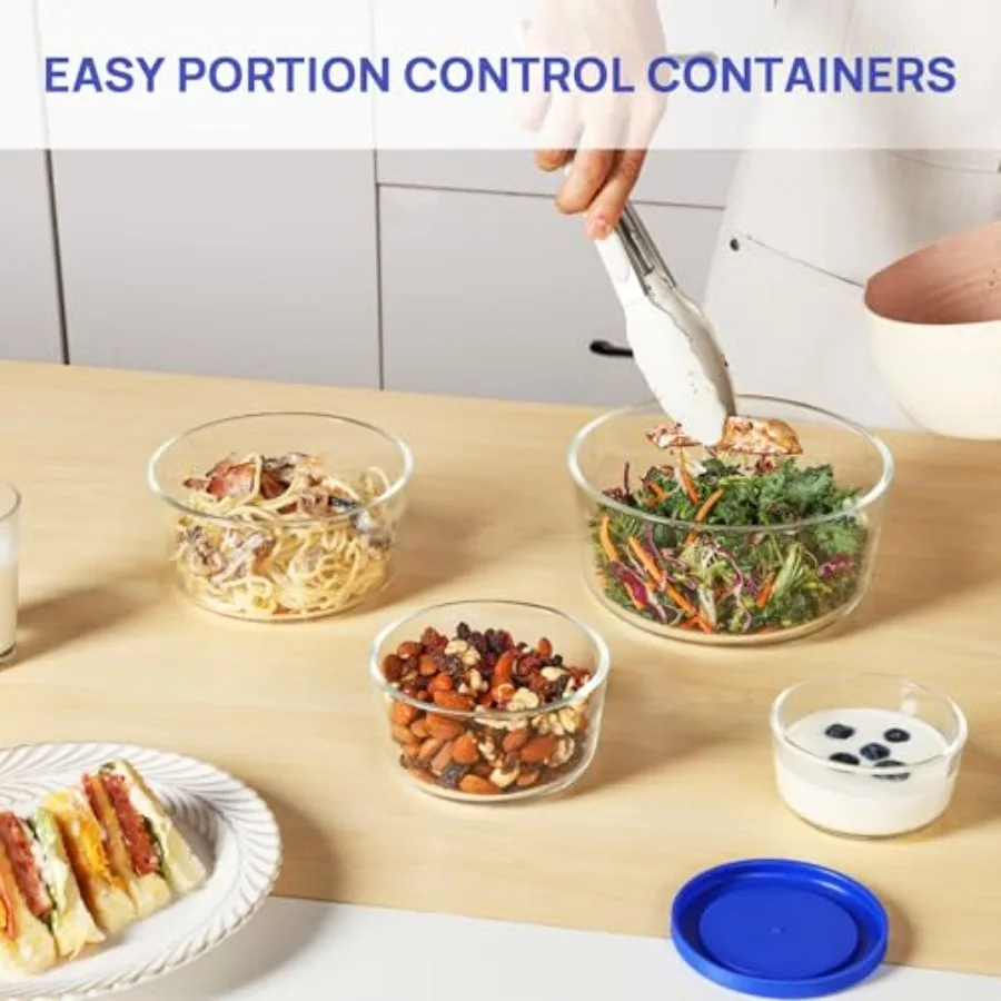 Conjunto de 4 Tigelas de Vidro - Meal Prep Containers avaliação e preço