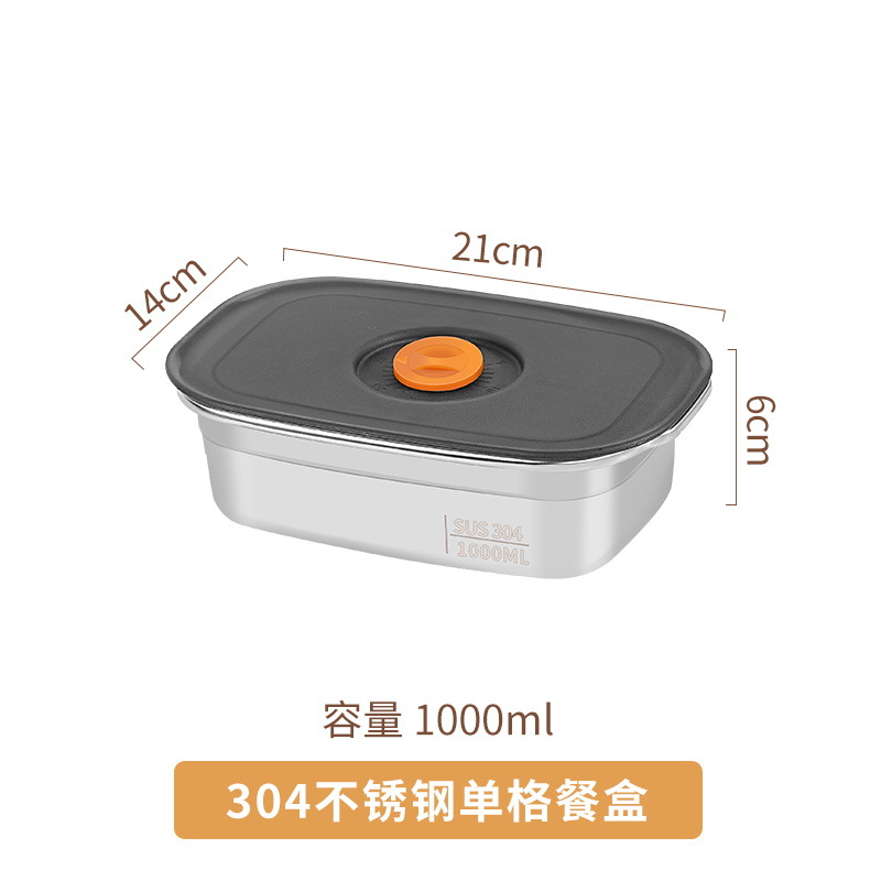 304 caixa de almoço de aço ino - Stainless Bento Box avaliação e preço