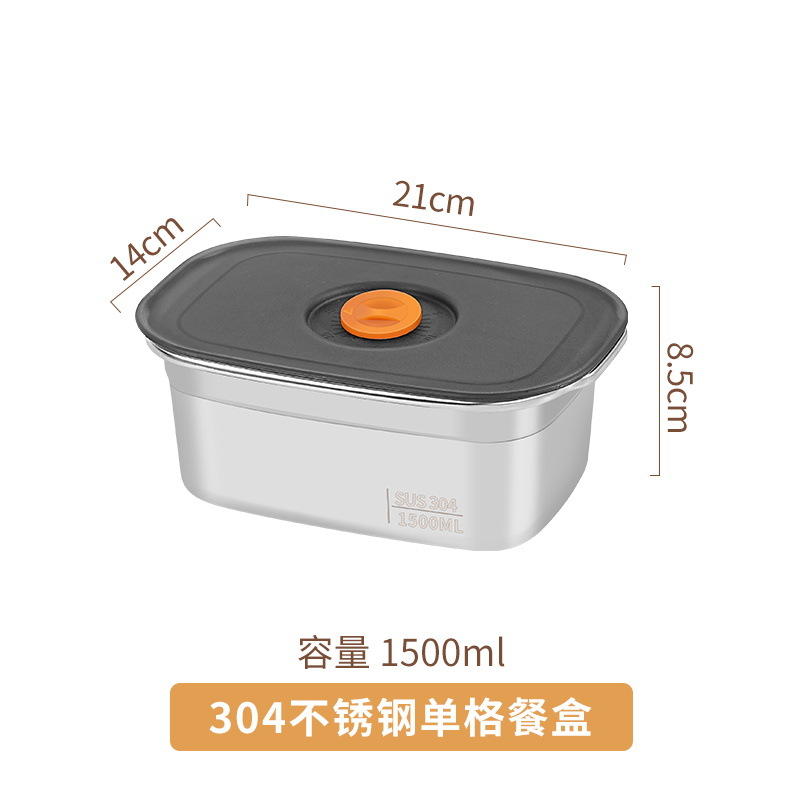 304 caixa de almoço de aço ino - Stainless Bento Box avaliação e preço