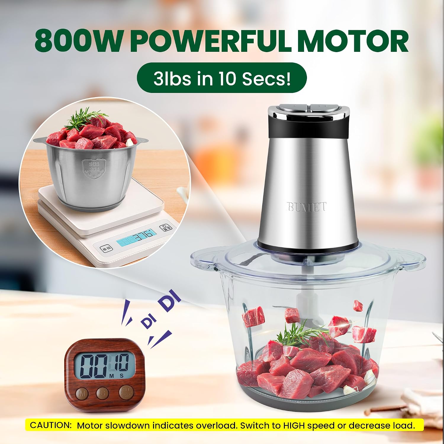 Processador de Alimentos 800W  - Veggie Chopper Cup avaliação e preço
