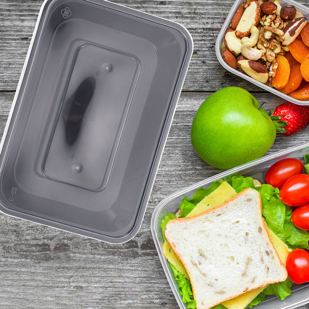 50 caixas retangulares descart - Meal Prep With Rice avaliação e preço