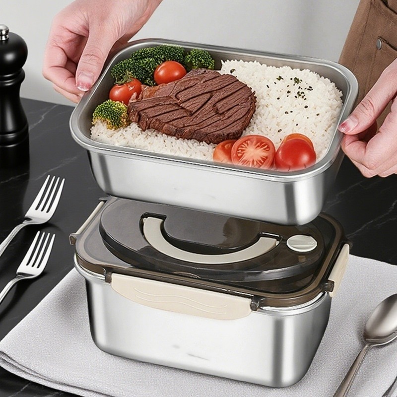Caixa Bento de Grande Capacida - Stainless Bento Box avaliação e preço