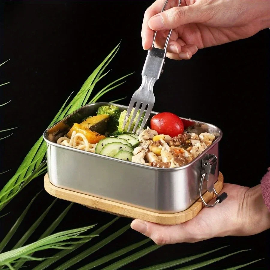 Nova lancheira com tampa de ba - Stainless Bento Box avaliação e preço