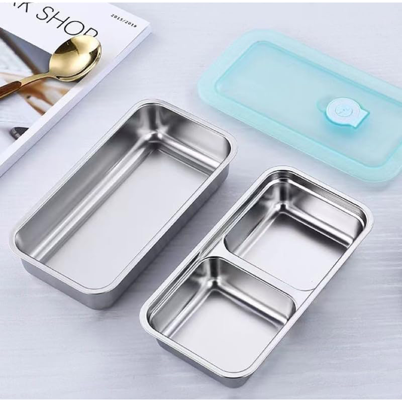 Portátil de aço inoxidável cai - Stainless Bento Box avaliação e preço