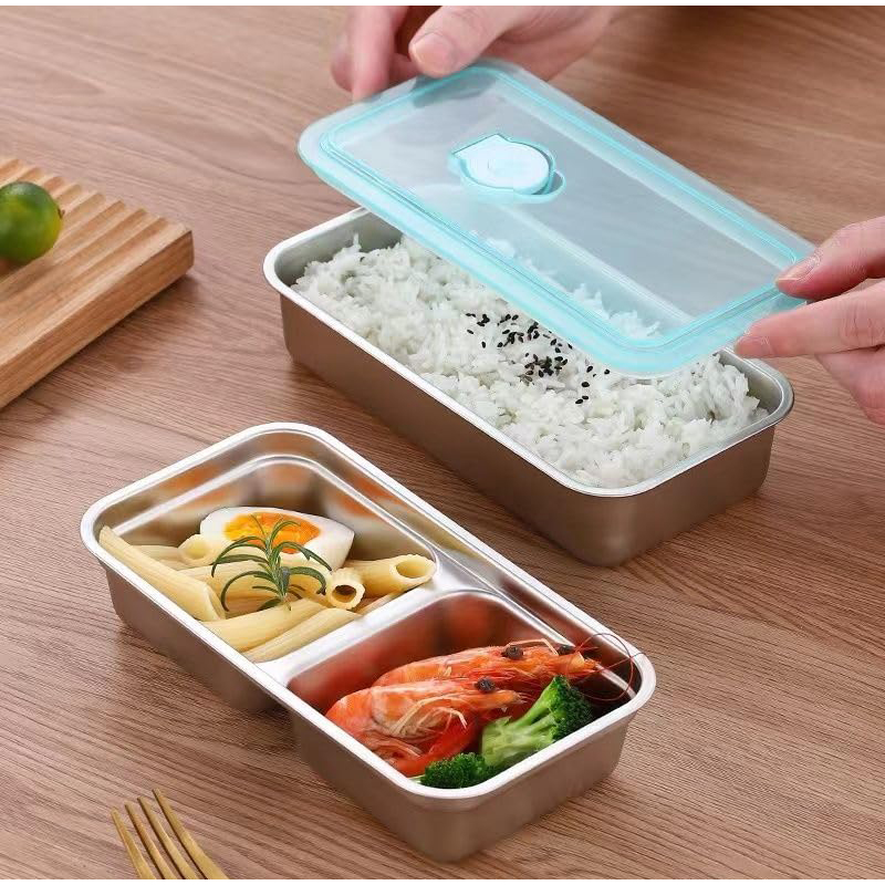 Portátil de aço inoxidável cai - Stainless Bento Box avaliação e preço
