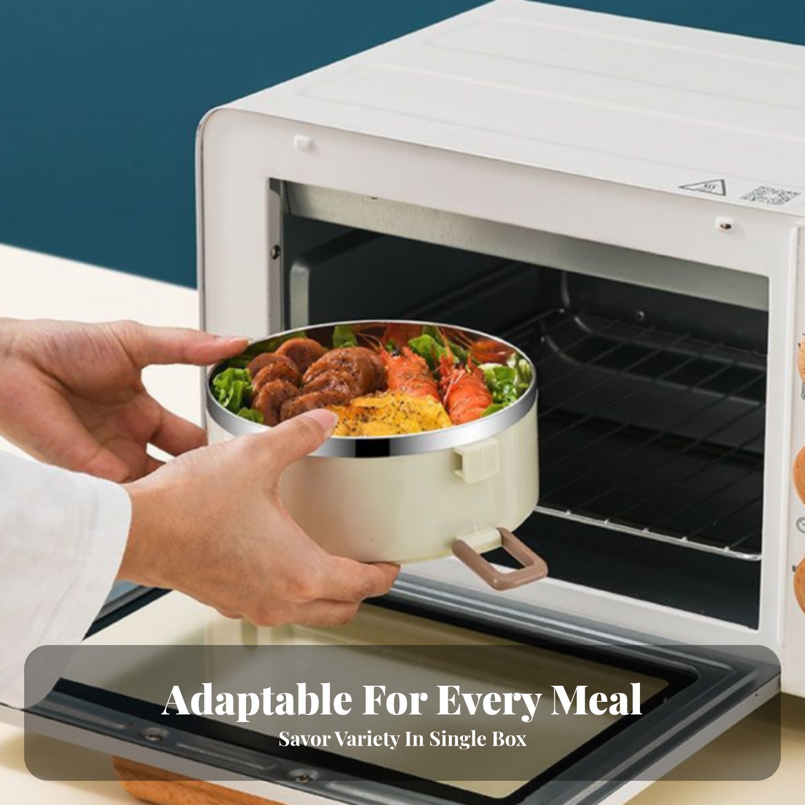 Marmita de Aço Inoxidável, Cai - Stainless Bento Box avaliação e preço