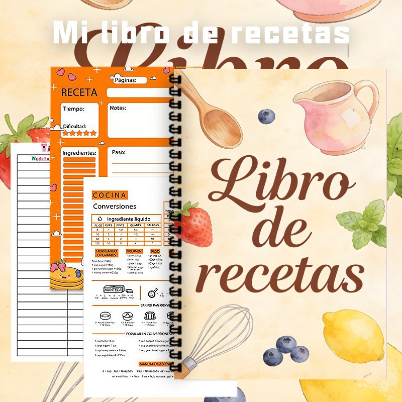 Livro de Receitas em Espanhol  - Meal Prep Healthy Recipes avaliação e preço