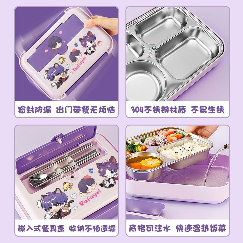 Amor e espaço profundo de aço  - Stainless Bento Box avaliação e preço
