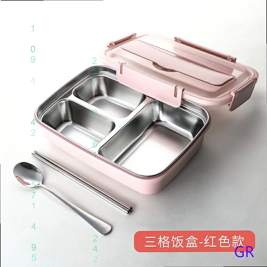 Caixa de Almoço Portátil para  - Stainless Bento Box avaliação e preço