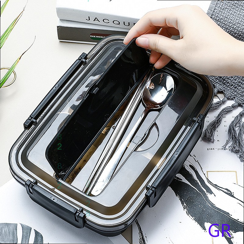 Caixa de Almoço Portátil para  - Stainless Bento Box avaliação e preço