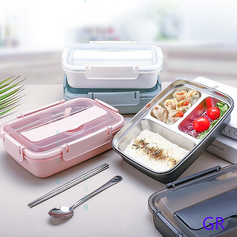 Caixa de Almoço Portátil para  - Stainless Bento Box avaliação e preço