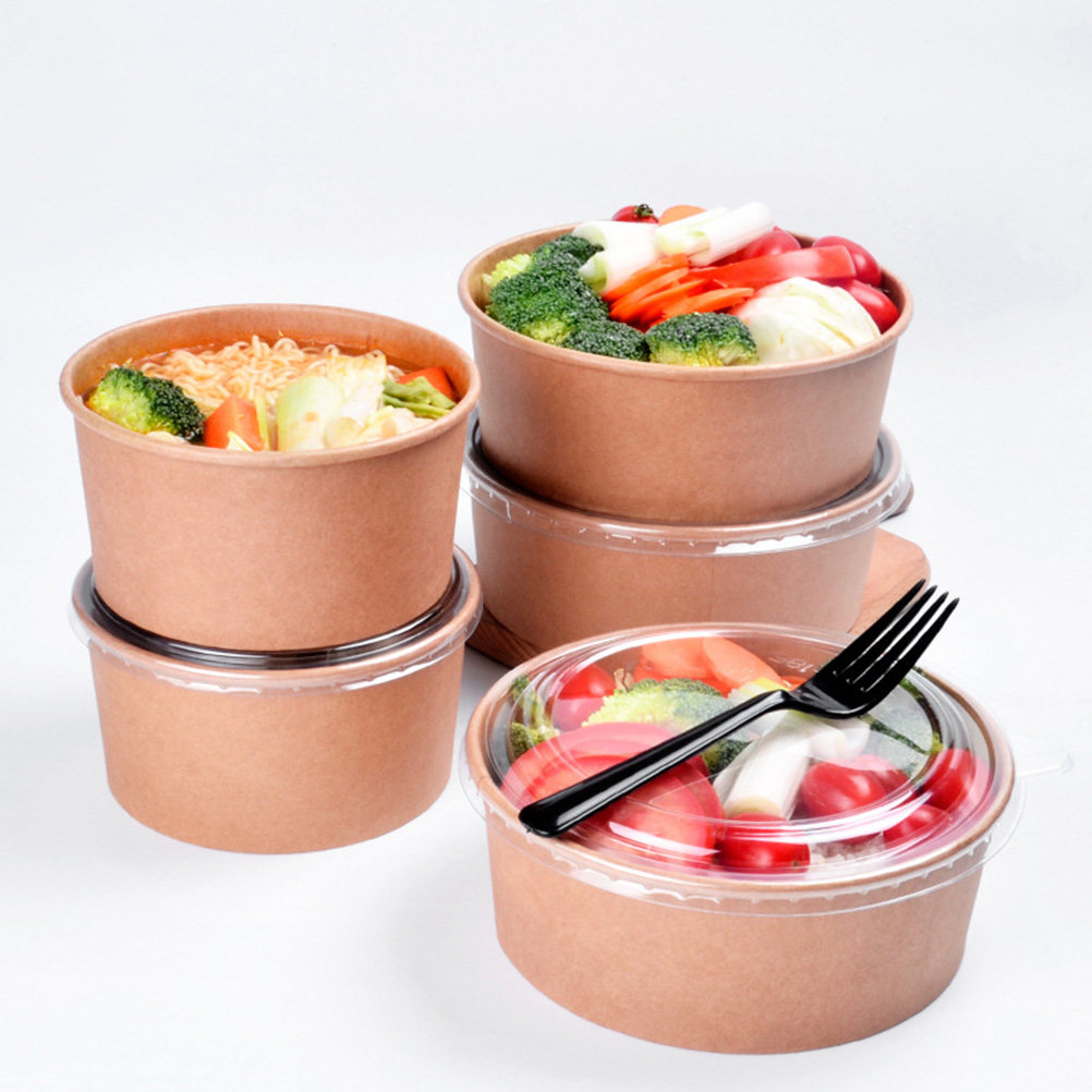 20 Tigelas de Papel Kraft com  - Meal Prep Containers avaliação e preço