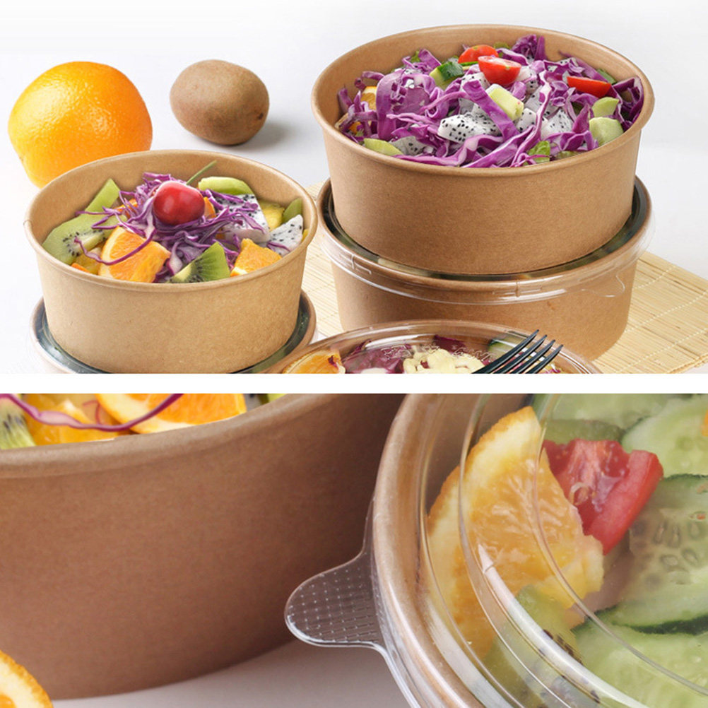 20 Tigelas de Papel Kraft com  - Meal Prep Containers avaliação e preço