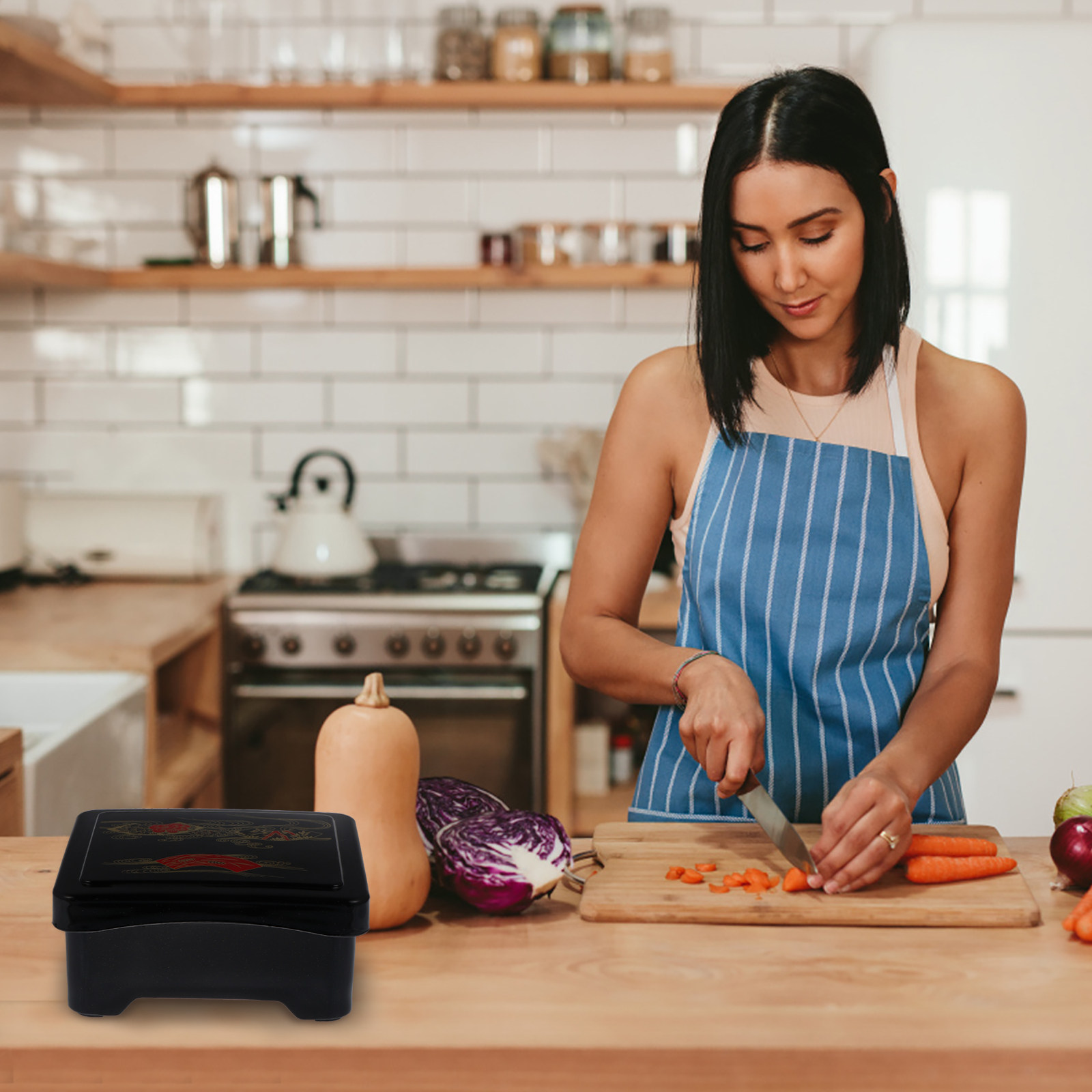 1Pç Lancheira Bento de Grande  - Meal Prep With Rice avaliação e preço