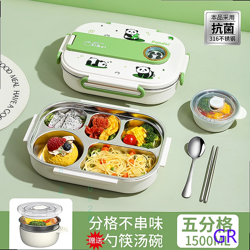 Caixa de Almoço Panda em Aço I - Stainless Bento Box avaliação e preço