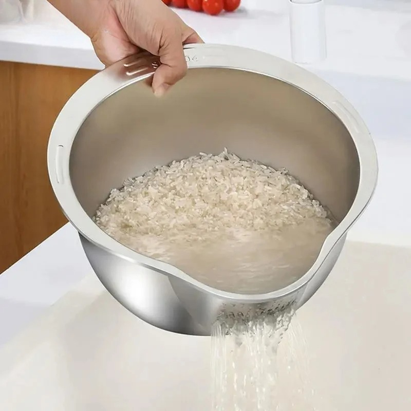 Escorredor de Arroz Aço Inox A - Meal Prep With Rice avaliação e preço
