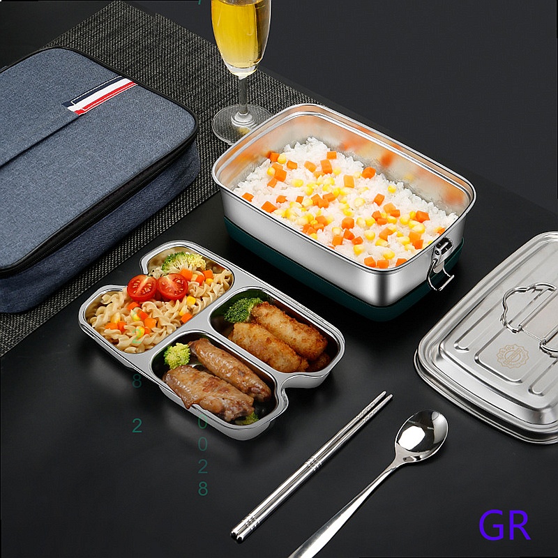 Marmita de Aço Inoxidável 304, - Stainless Bento Box avaliação e preço