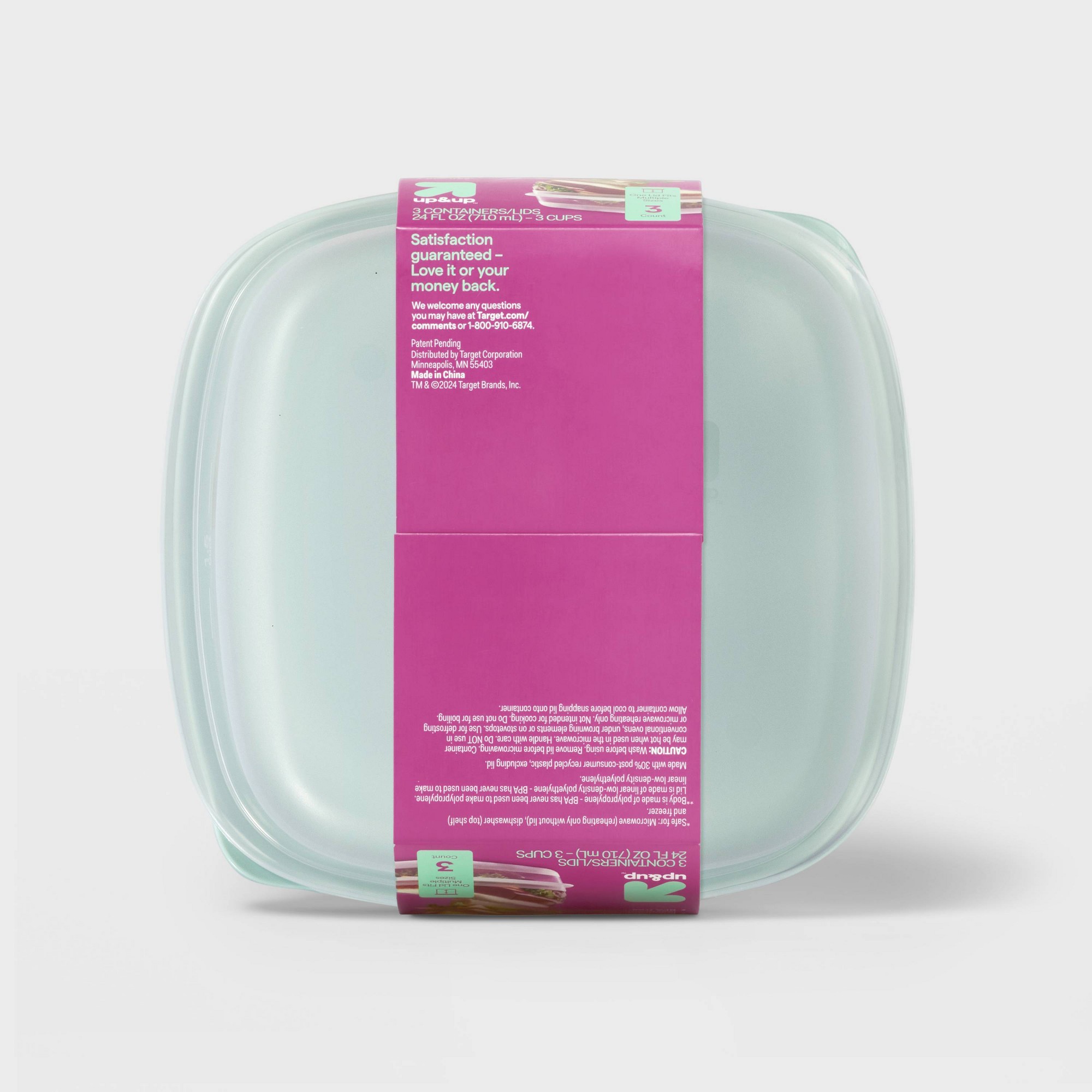 Recipientes quadrados de 3ct p - Meal Prep Containers avaliação e preço