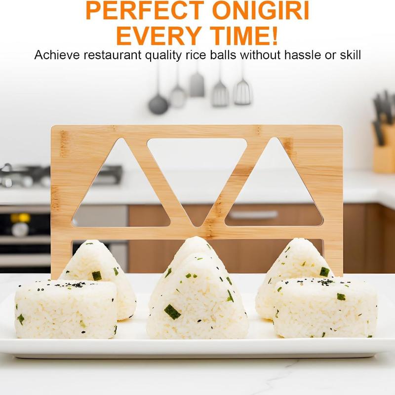Molde de Madeira para Onigiri  - Meal Prep With Rice avaliação e preço